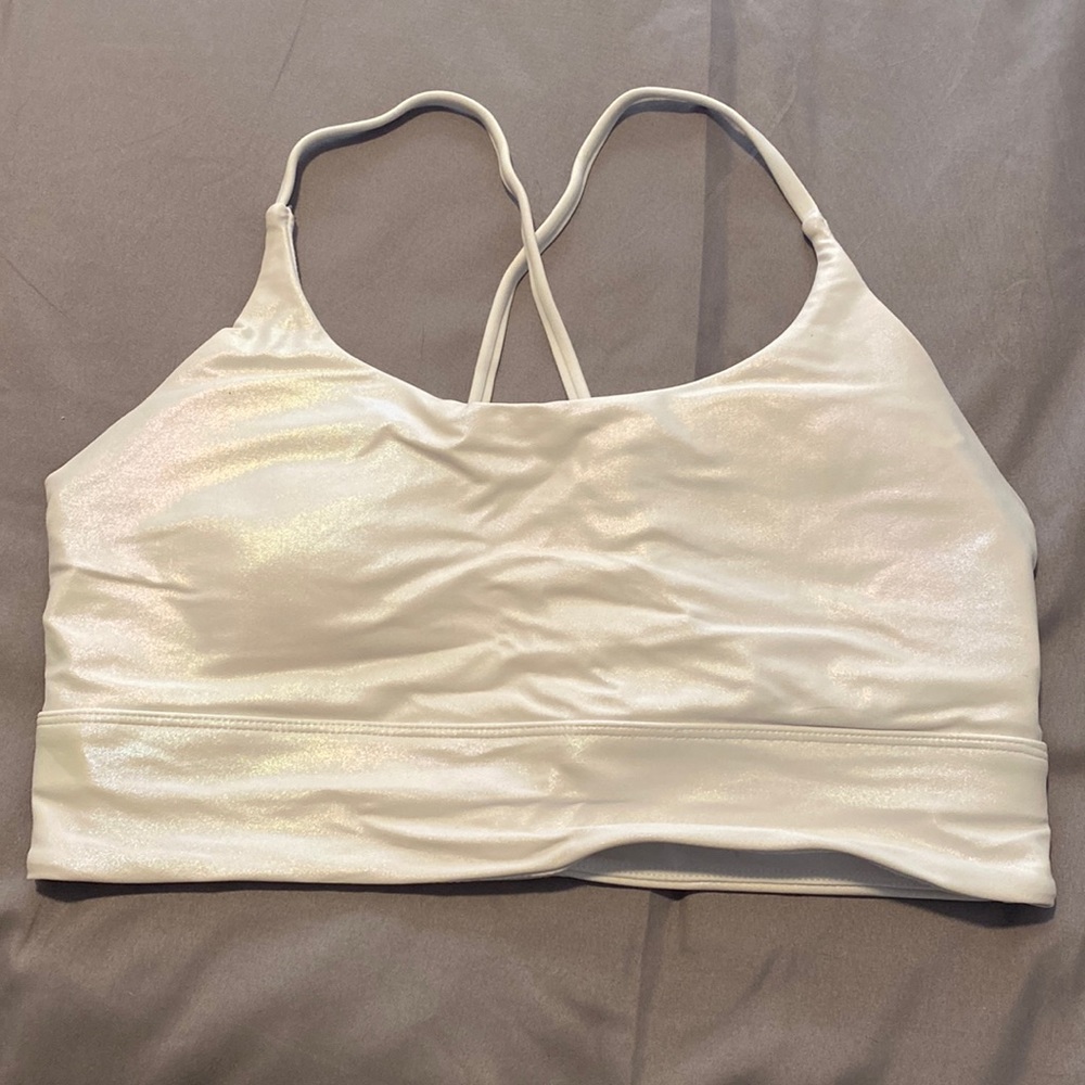 Zyia active unicorn iridescent sports bra